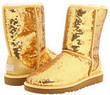 Zappos - UGG Classic Gold Sparkle Boots $104.99