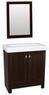Glacier Bay Shaila 24.5 Vanity with Cultured Marble Top